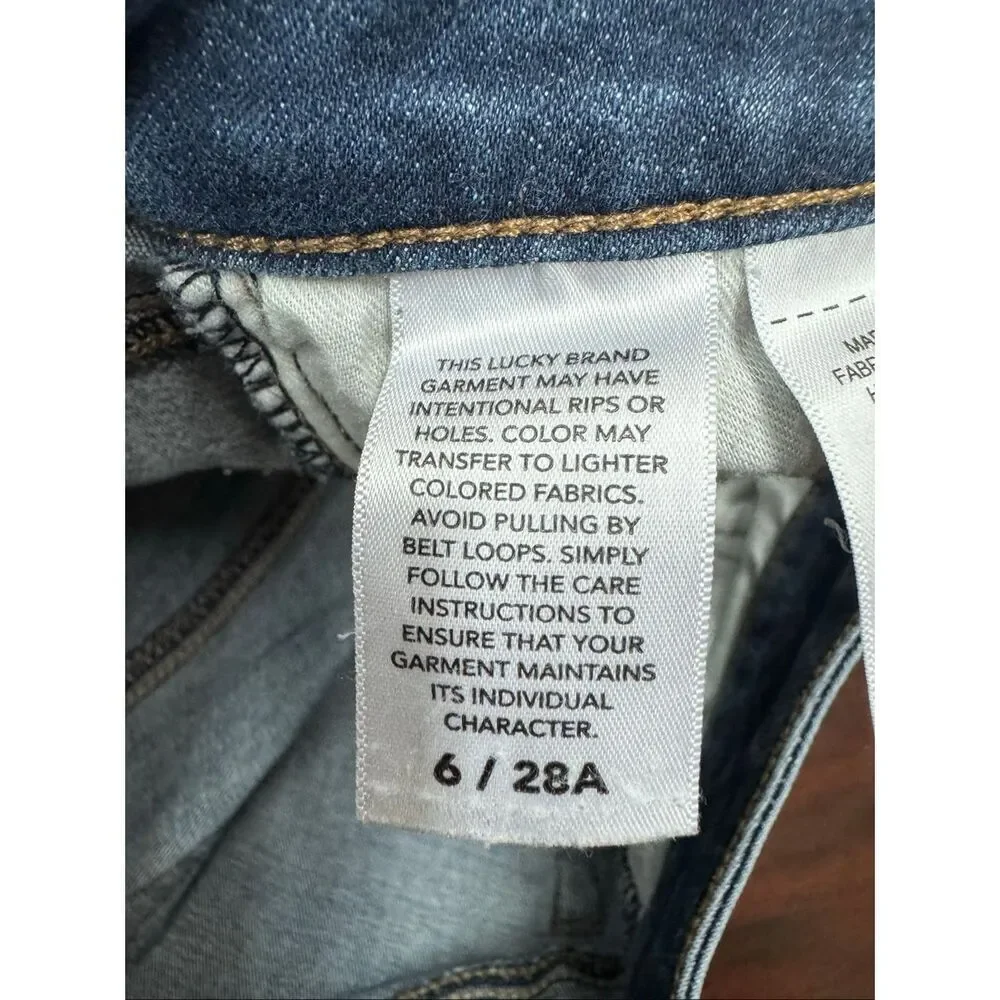 Lucky Brand Low Rise Lolita Skinny Ankle Jeans Size 6/28